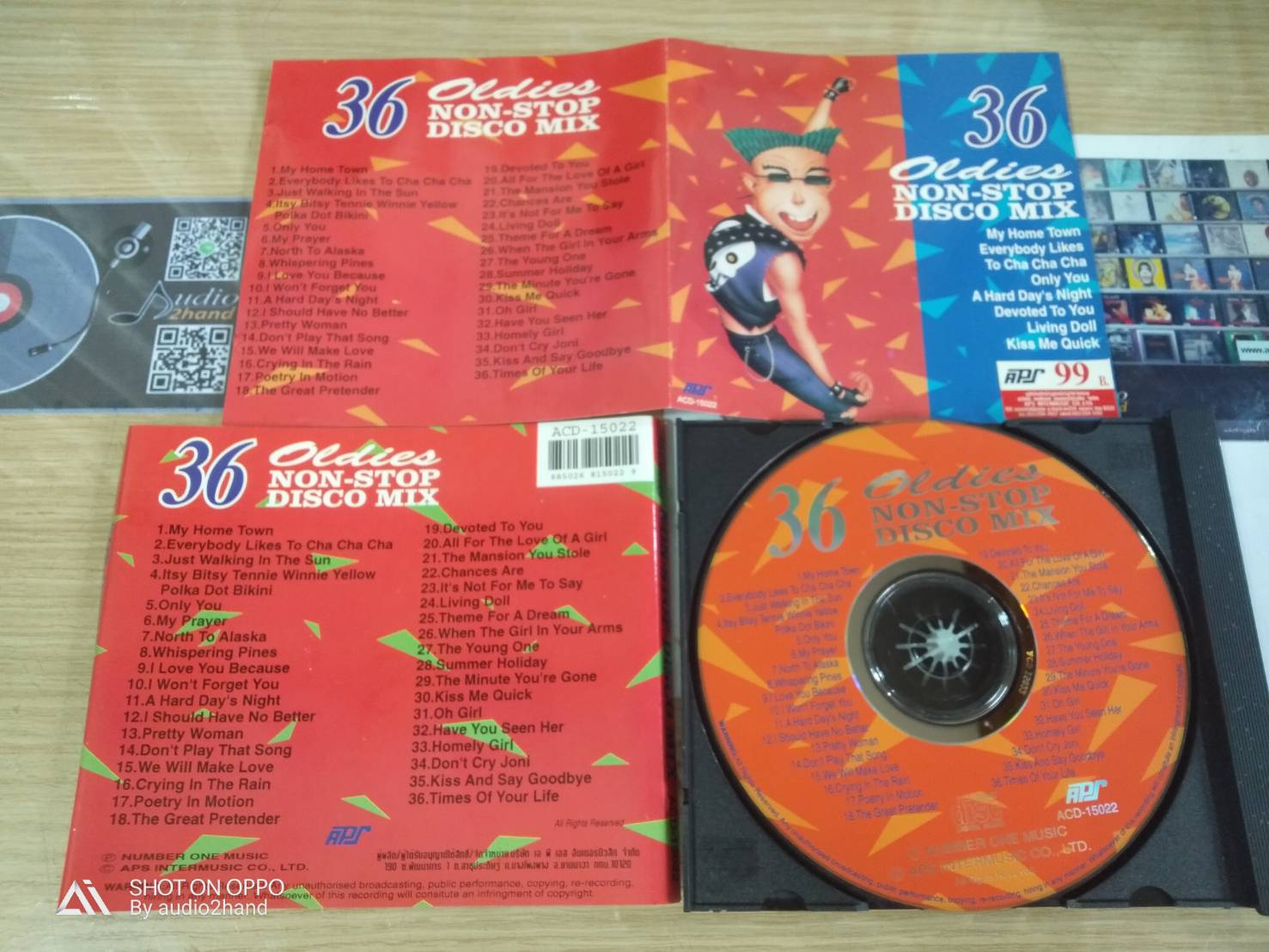 Pop CD 36 Oldies Non Stop Disco Mix